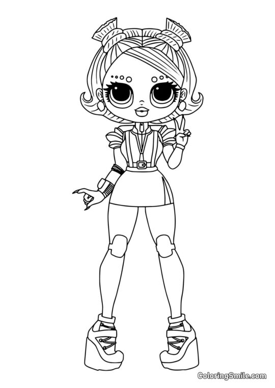 LOL OMG Baby Stellar - Omalovánka