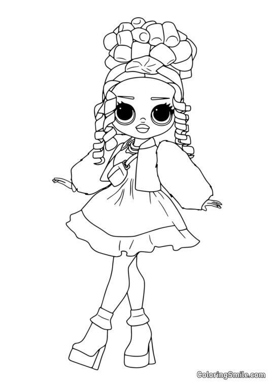 LOL OMG Sladkosti - Omalovánka