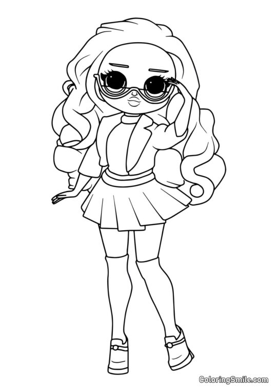 LOL OMG Školní Reportér - Omalovánka