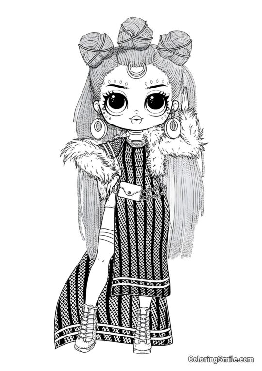 LOL OMG Houpá se - Omalovánka