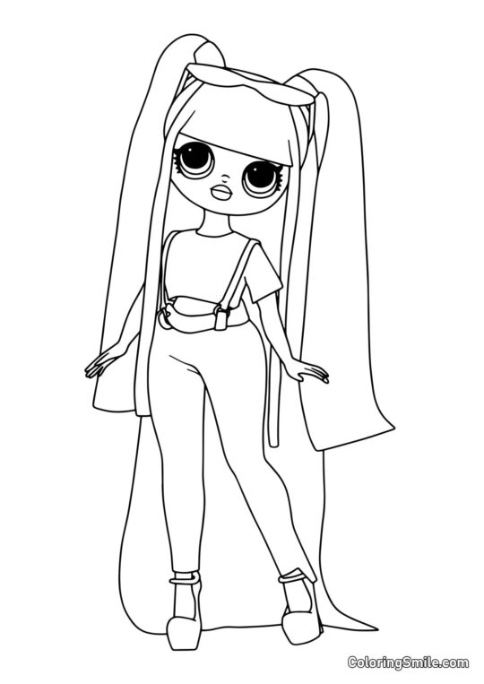 Kitty K LOL OMG Remix - Omalovánka