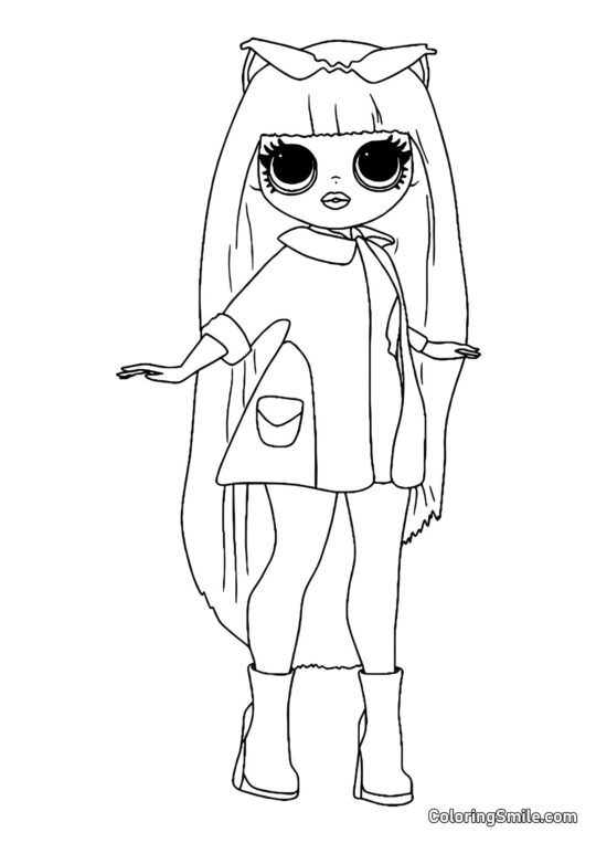 LOL OMG Vytahovací Baby Groovy - Omalovánka