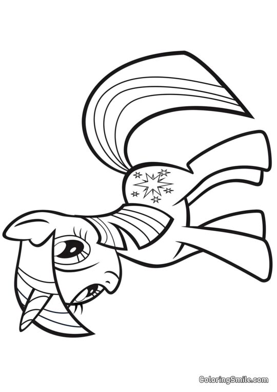 Twilight Sparkle - Omalovánka