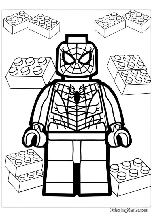 Lego Spider-Man - Omalovánka