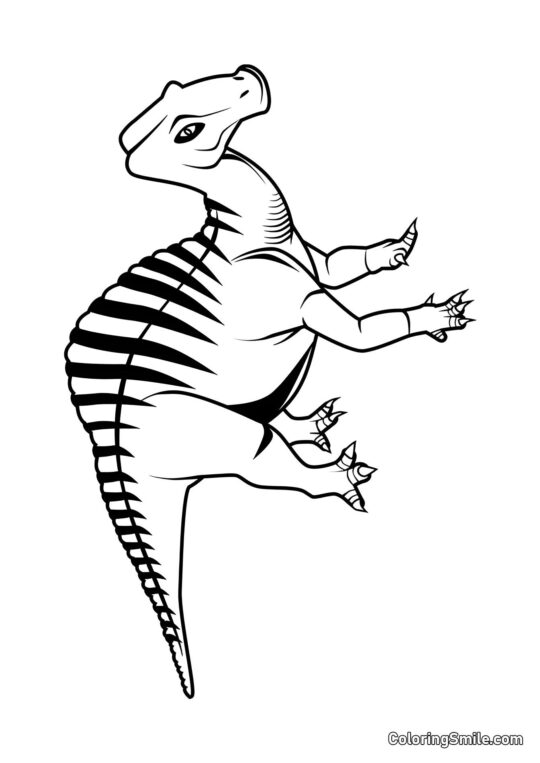 Ouranosaurus - Omalovánka