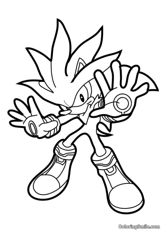 Stříbrný - Omalovánka