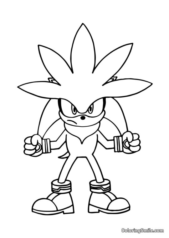 Ježek Stříbrný - Omalovánka