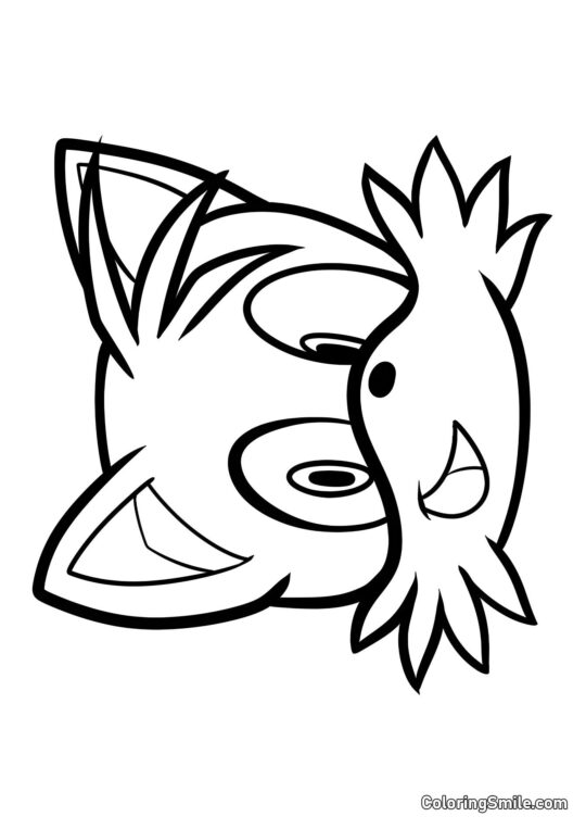 Miles Tails Prower - Omalovánka