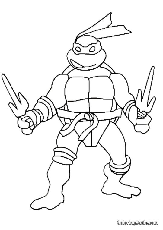 Raphael v Postoji - Omalovánka