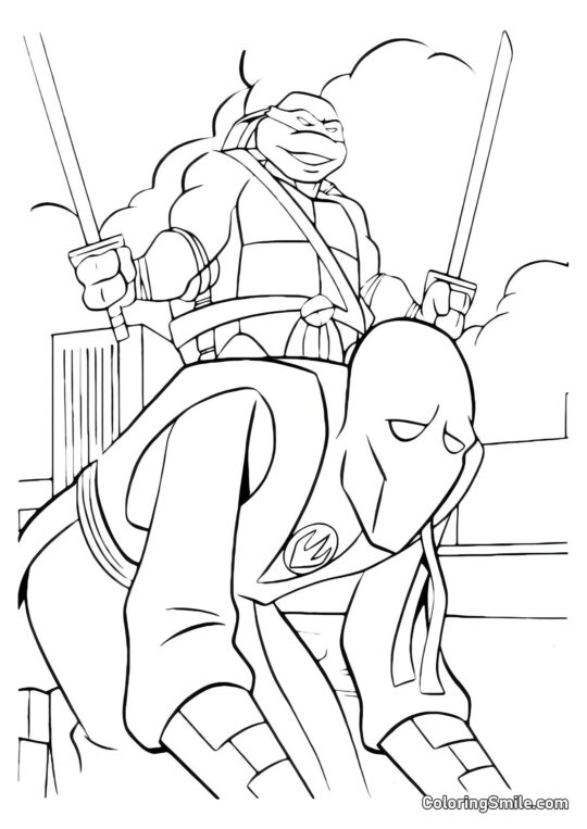 Leonardo Porazil Nepřítele - Omalovánka