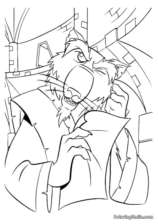 Splinter v Myšlenkách - Omalovánka