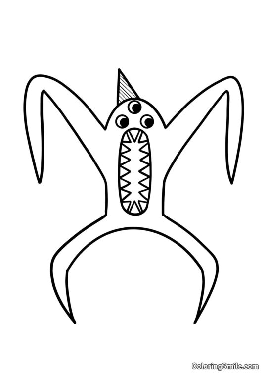 Nabnab z Banban školky - Omalovánka