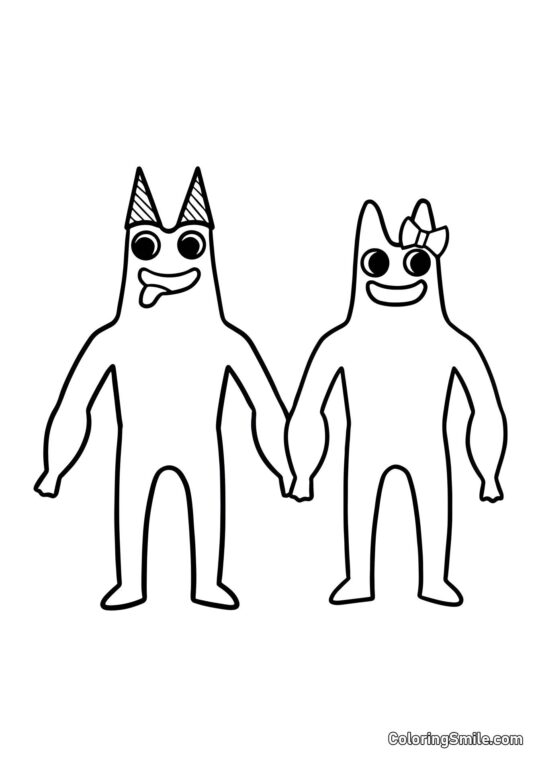 Banban a Banbalina - Omalovánka