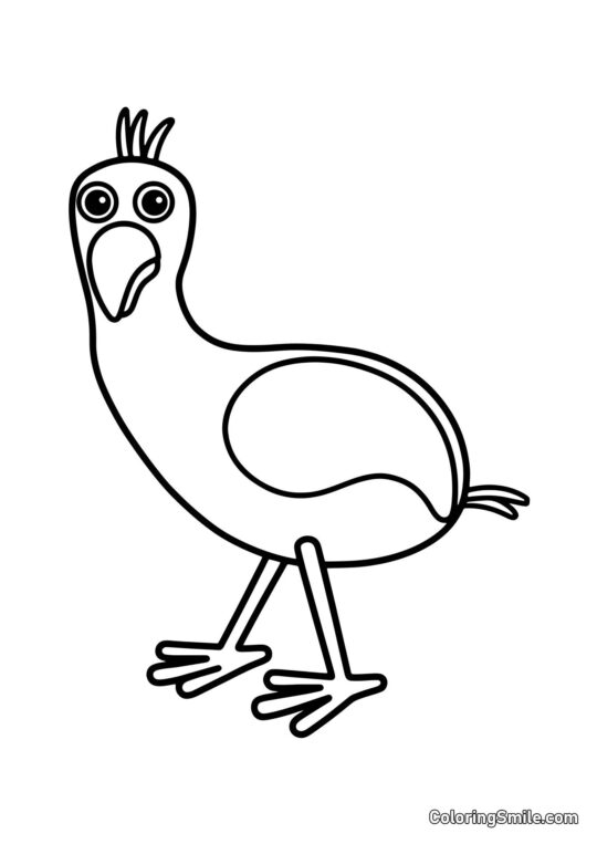 Agresivní Opila z Banban školky - Omalovánka