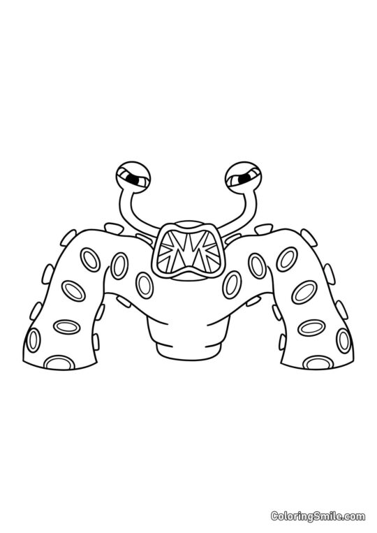 Nibbler z Banban školky - Omalovánka