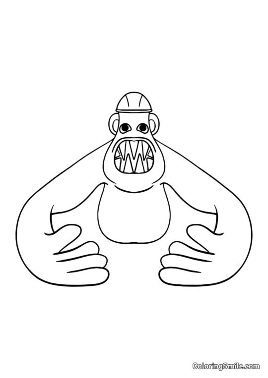 Hanky Jake z Banban školky - Omalovánka