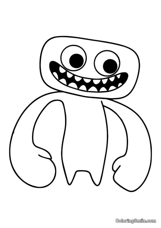 Usmívající se Jumbo Josh - Omalovánka