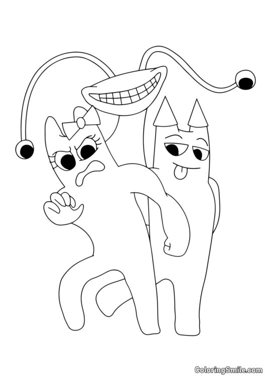 Banban, Banbalina a šnek Selene - Omalovánka