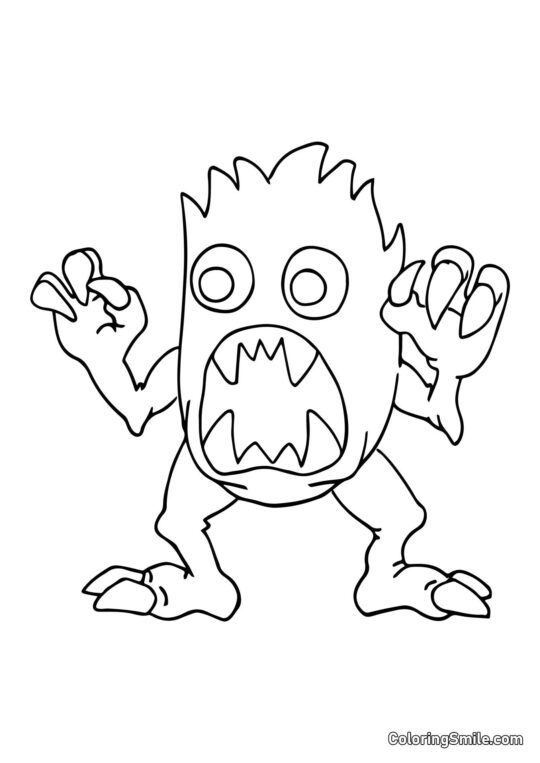 Lovec Tim z Banban školky - Omalovánka