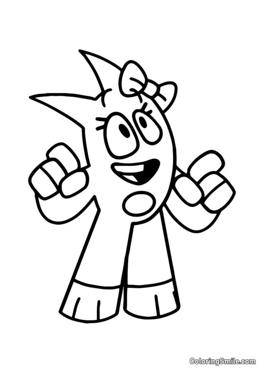 Anime Banbalina - Omalovánka