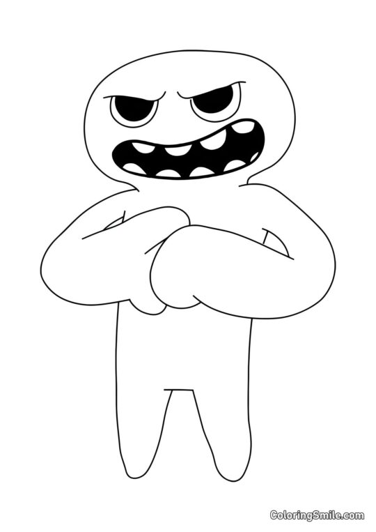 Zlý Jumbo Josh - Omalovánka