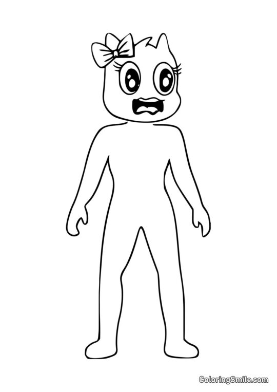 Kawaii Banbalina - Omalovánka