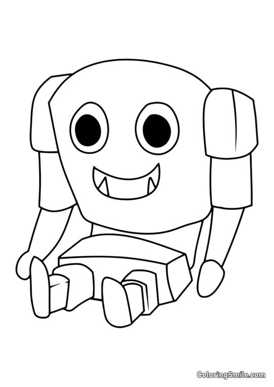 Hračka Kapitán Fiddles - Omalovánka