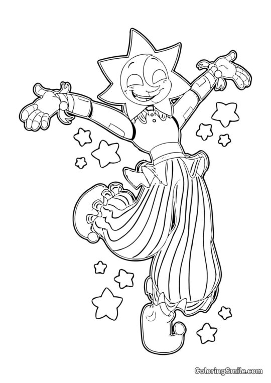 Sundrop se Baví - Omalovánka