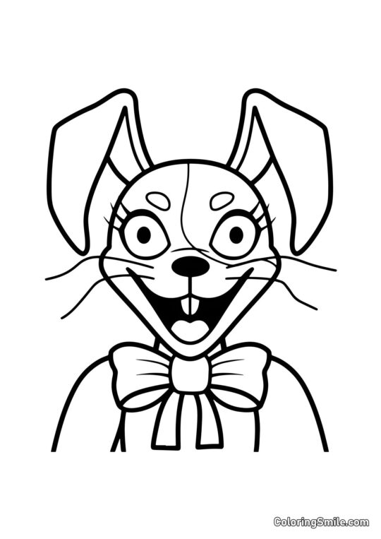 Vanessa (Vanny) z FNAF 9 Security Breach - Omalovánka