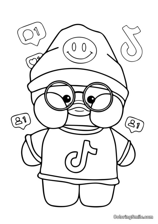 Lalafanfan TikTok Lalafanfan TikTok - Omalovánka