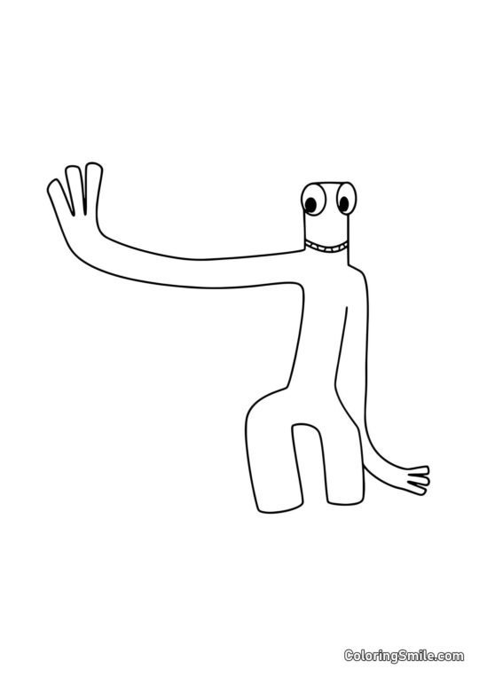 Zelený zdraví - Omalovánka