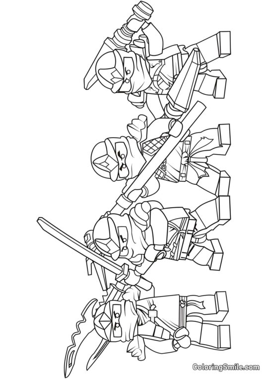 Ninjago - Omalovánka