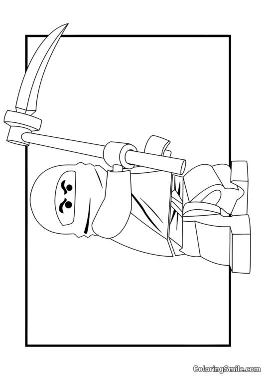 Ninjago Cole - Omalovánka