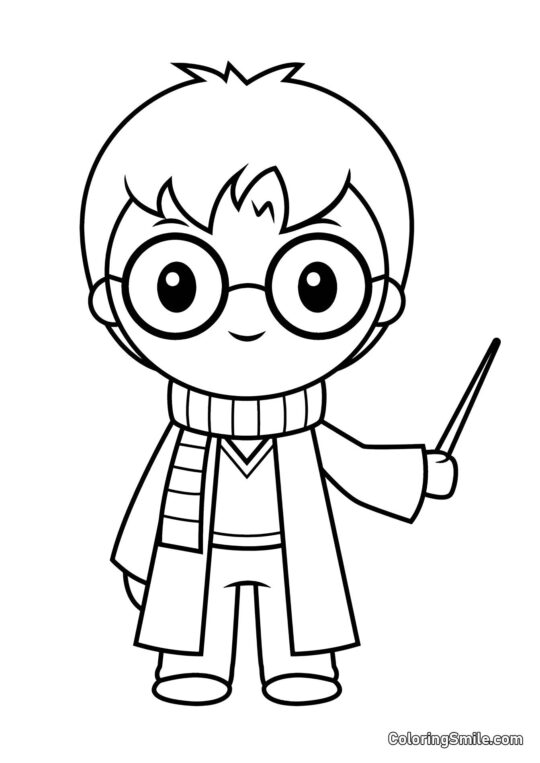 Harry Potter pro batolata - Omalovánka