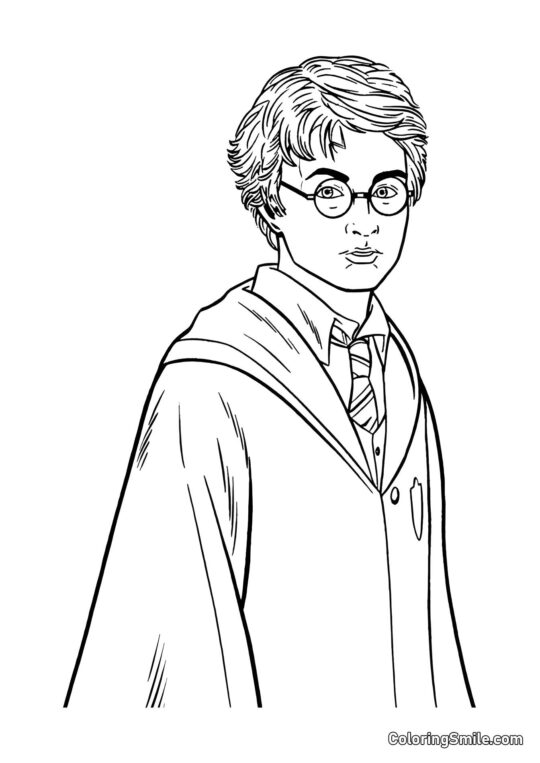 Harry Potter, mocný čaroděj - Omalovánka