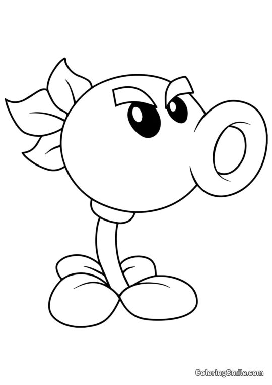 Opakovač z Plants vs. Zombies - Omalovánka