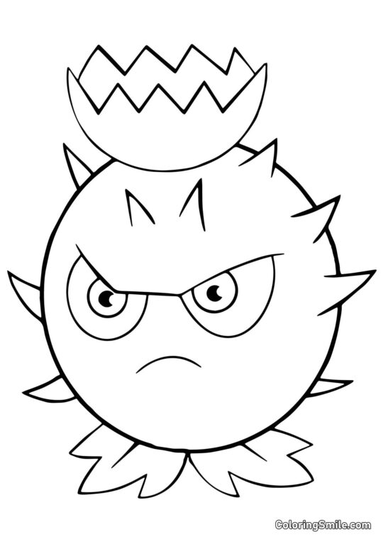 Husí z Plants vs. Zombies - Omalovánka