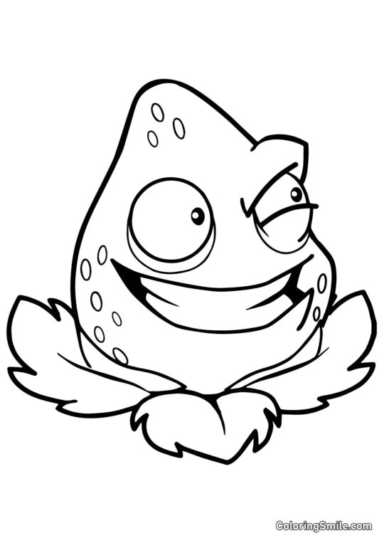 Explodující ořech z Plants vs. Zombies - Omalovánka