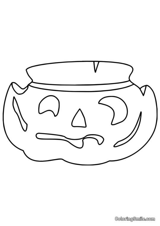 Dýně z Plants vs. Zombies - Omalovánka