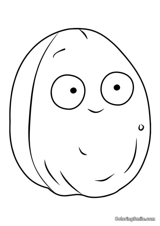 Explodo-ořech z Plants vs. Zombies - Omalovánka