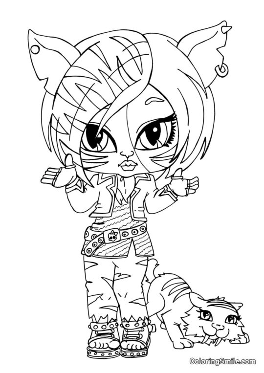 Malá Toralei Stripe - Omalovánka