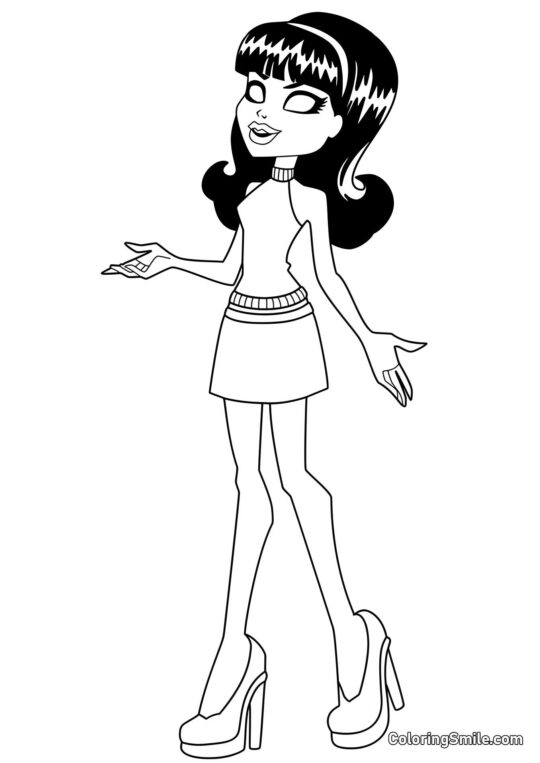 Scarah Screams - Omalovánka