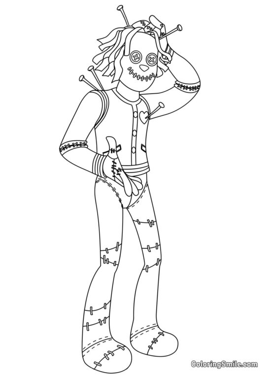 Hoodude Voodoo - Omalovánka