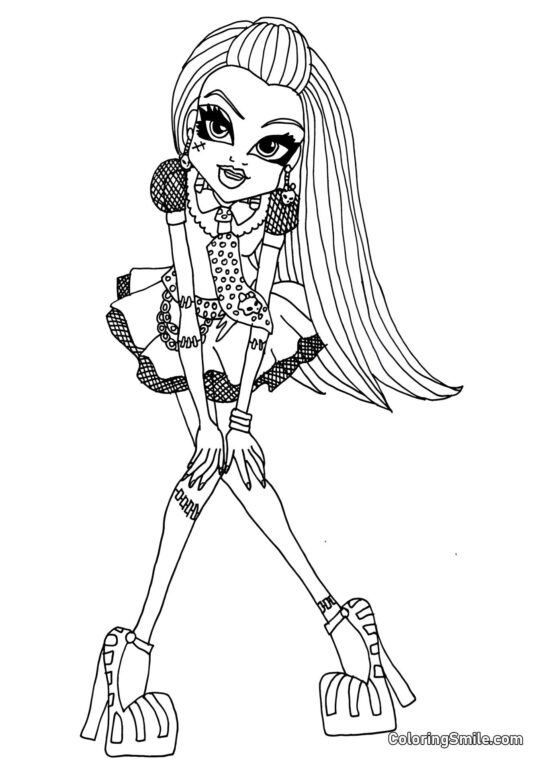 Monster High Frankie Stein - Omalovánka