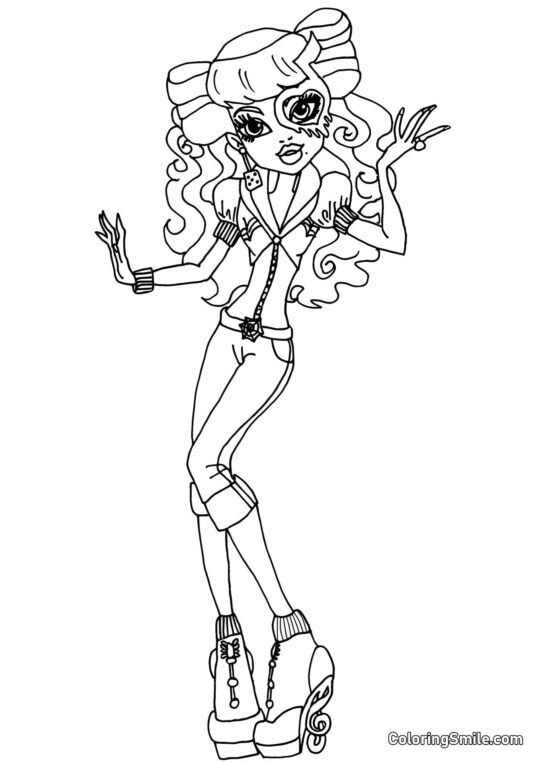 Monster High Operetta - Omalovánka