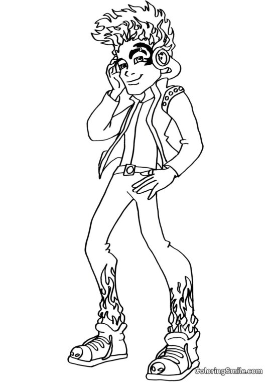 Monster High Holt Hyde - Omalovánka