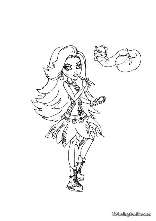 Spectra Vondergeist – Dcera duchů - Omalovánka