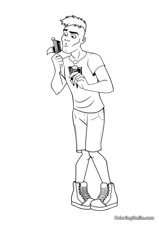 Sloumen - Omalovánka