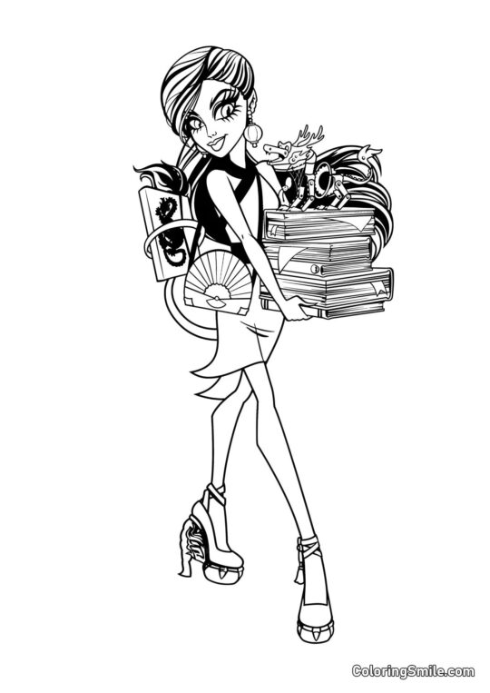 Jinifire Long a Cin - Omalovánka