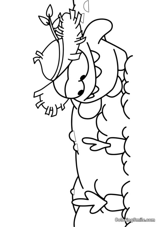 Om Nom farmář - Omalovánka